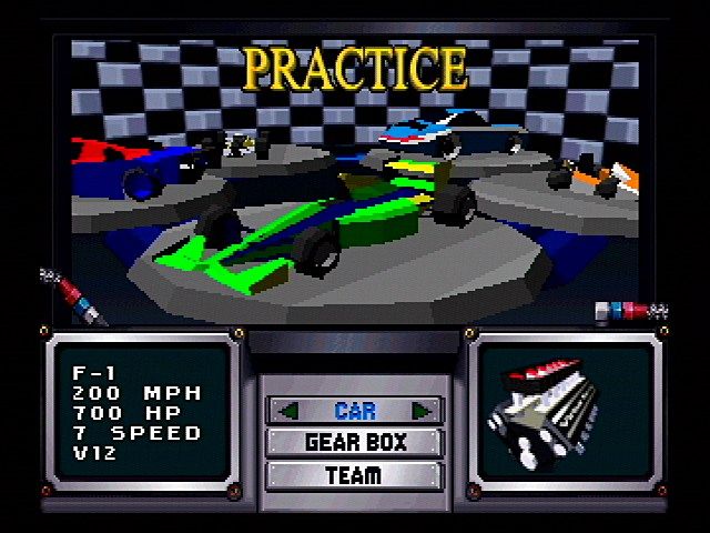 Virtua Racing screenshot 4 for Sega Saturn